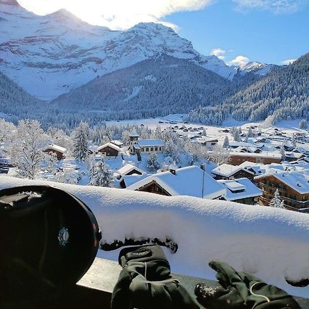 Studio Avec Vue Splendide Sur Les Diablerets Zewnętrze zdjęcie