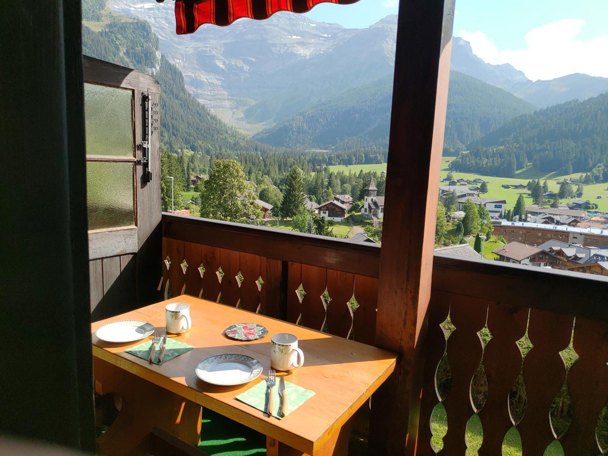 Studio Avec Vue Splendide Sur Les Diablerets Zewnętrze zdjęcie